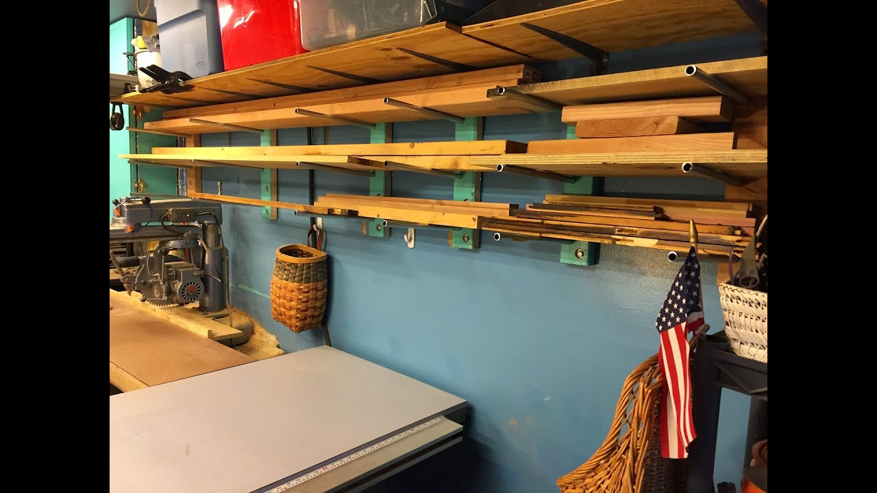 2x4 and Conduit Lumber Rack - YouTube