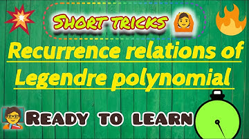 Short Tricks For Legendre Polynomial || BHU #shorttricksforadvancemaths #shorttrick #legendre #math