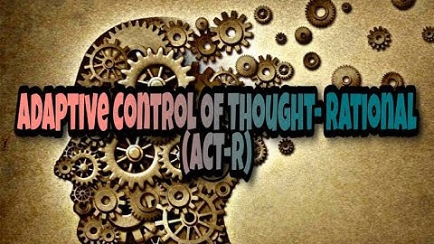 Adaptive Control of Thought – Rational ACT- R By: John R. Anderson