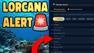 EASIEST WAY TO BUILD A COCONUT FORMAT DECK 🚨 LORCANA ALERT