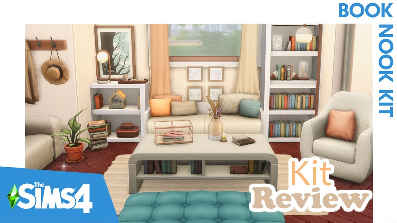 Reviewing the new BOOK NOOK kit 📚 Sims 4 Kit Review YouTube