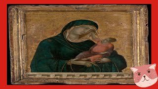 Madonna and Child by Duccio di Buoninsegna (1290-1300) Explanation 🎨