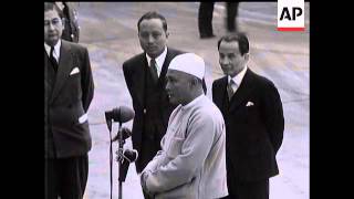 ARRIVAL OF THE BURMESE PREMIER U NU