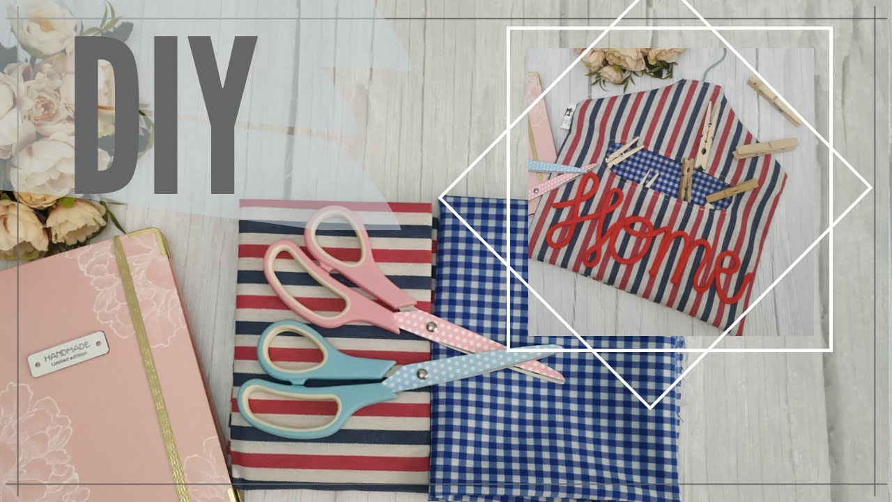 Сумка для хранения прищепок своими руками из ткани для вашего дома 🏠 - Изделия из ткани для изгот...