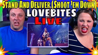 REACTION TO LOVEBITES / Stand And Deliver (Shoot 'em Down) Live Video from Knockin' At Heaven's Gate