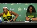 Postgame Press Conference vs. Los Angeles | Nneka Ogwumike, Skylar Diggins, Noelle Quinn