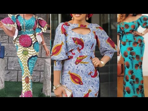 latest ankara long gown styles