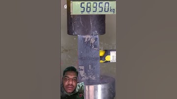 Deep frozen hammer vs hydraulic pressure #shorts
