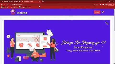Source code Toko Online Berbasis Web menggunakan Codeigniter 3 + Raja Ongkir #codeigniter3