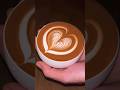 Amazing Latte Art Heart #latteart #aesthetic #coffeelover #heart #latte