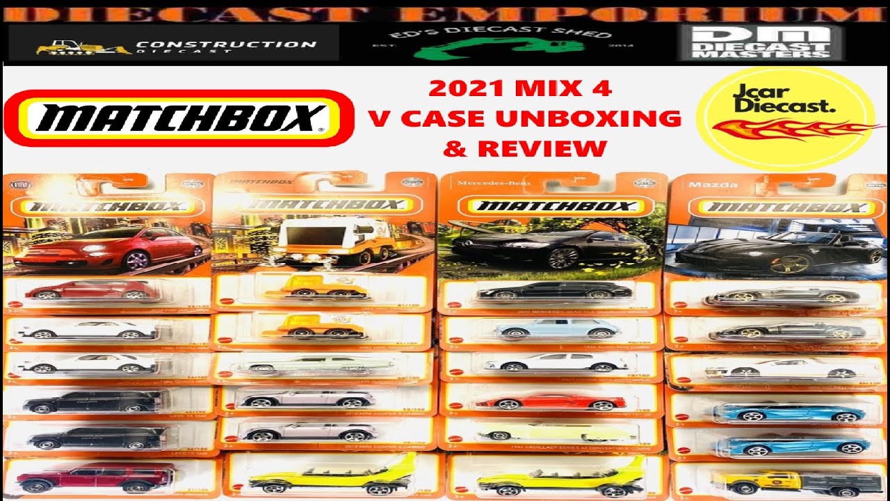 Matchbox 2021 Mix 4 V Case Full Unboxing & Review! Toyota MR2, McLaren, Ford Bronco, Corvette & More