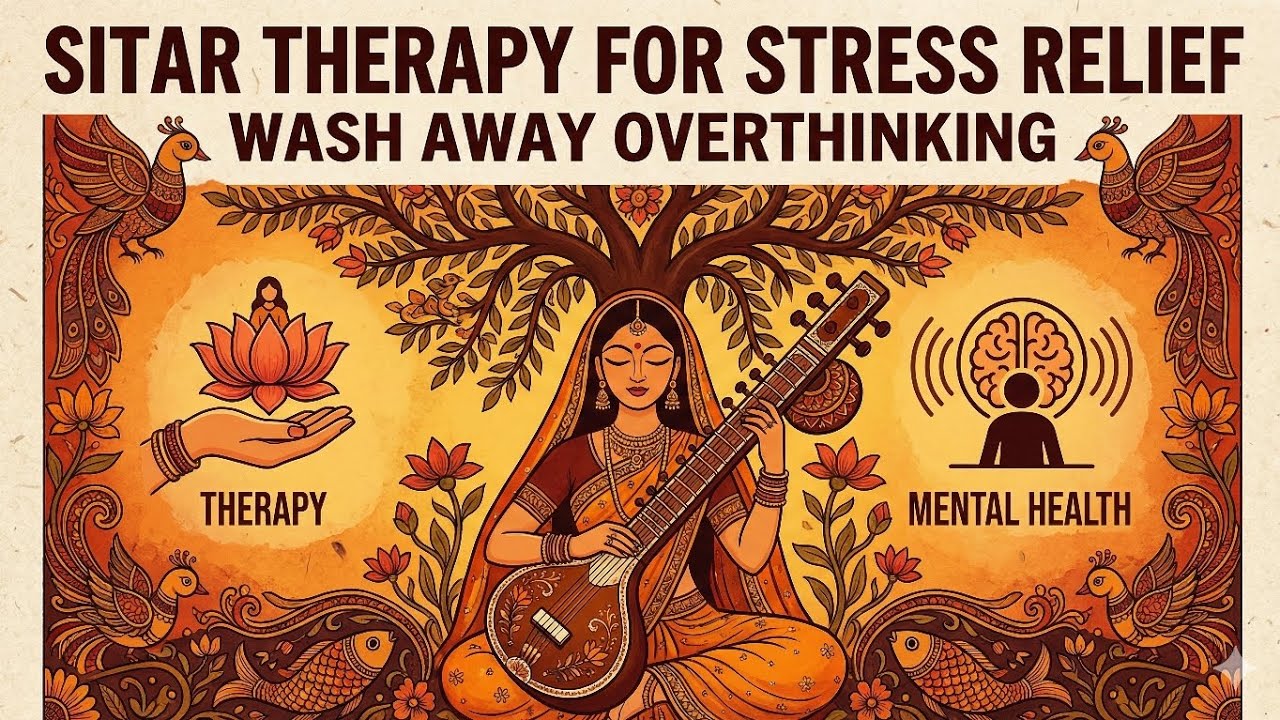 Sitar Therapy for Stress Relief | Wash Away Overthinking and Anxiety