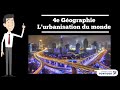 4e gographie  espaces et paysages de lurbanisation et des villes ingalement connectes