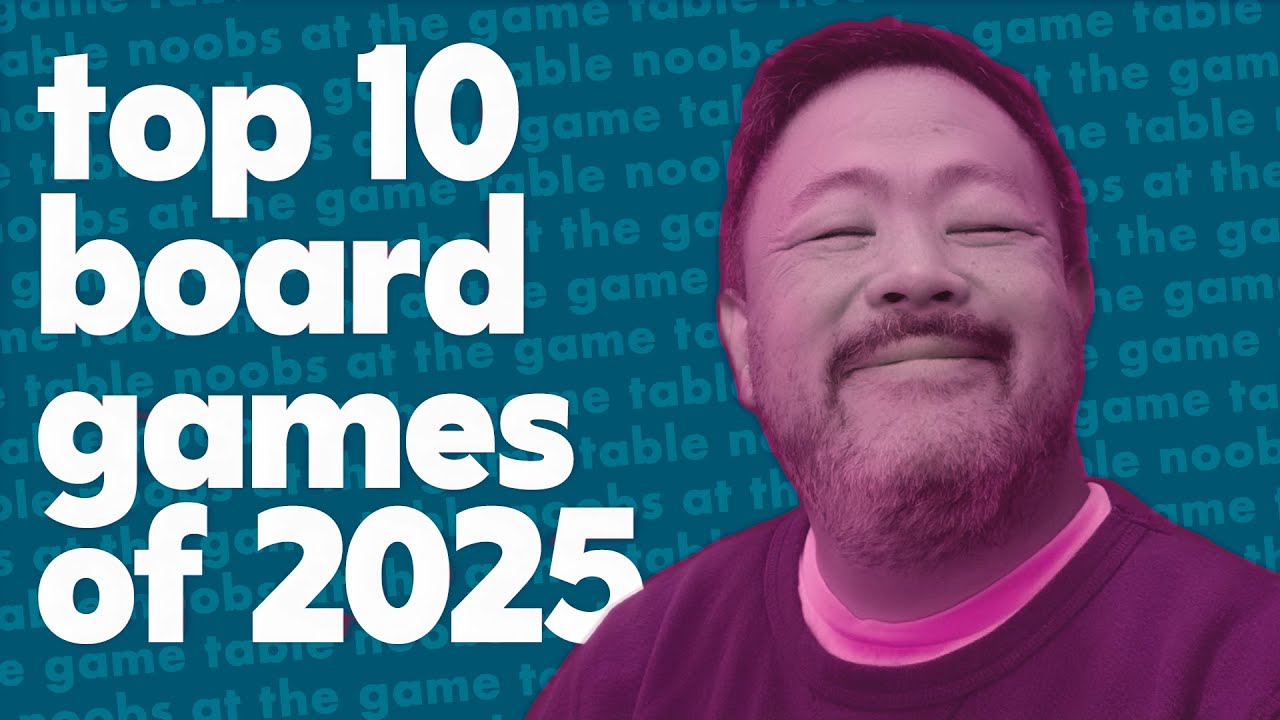 My Top 10 Board Games of 2025 (that you can actually purchase)