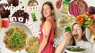 what I really eat in a week!  ( vegan + simple + realistic )