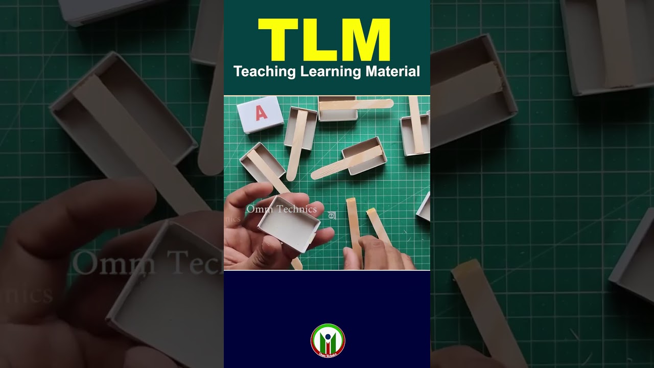 English tlm !! alphabet tlm !! working model  A B C D # short video  