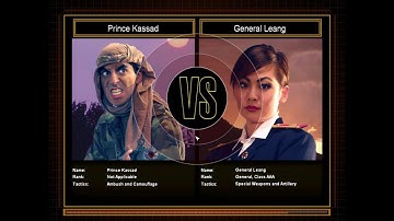 Command & Conquer Shockwave Challenge Prince Kassad VS General Leang Hard Mode #6