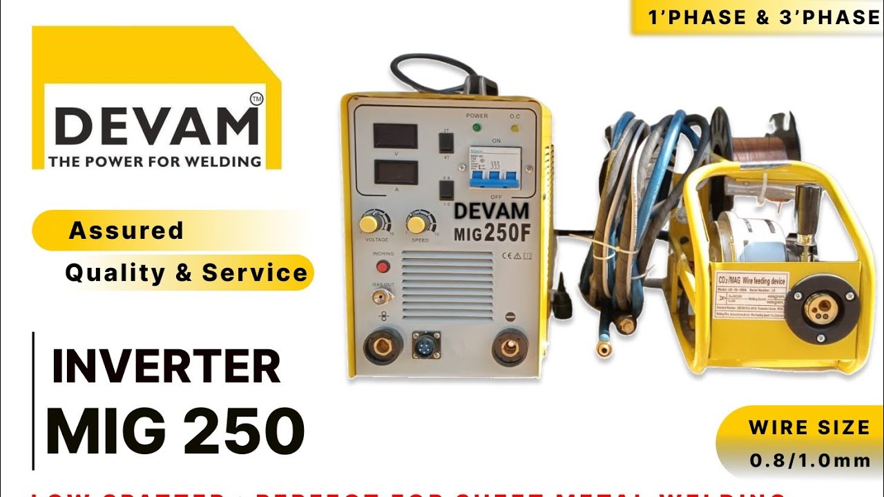 DEVAM INVERTER MIG250 AMPS WELDING MACHINE INSTALLATION YouTube