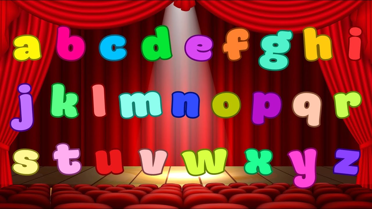 Fun ABC Song for Kids | Colorful Alphabet Stage Show | Nursery Rhymes ...