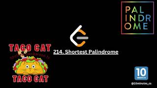 214 | Shortest Palindrome | POTD | Leetcode daily | Java