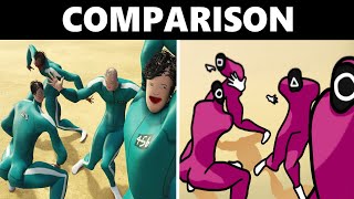 COMPARISON Pro Squid Game Players be like: