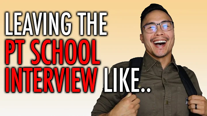 How to get Accepted from the PT School INTERVIEW
