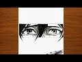 How To Draw Mikasa S Eyes Easy Attack On Titan Anime Tutorial