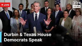 LIVE: Sen. Dick Durbin, Texas Democrats Hold Press Conference on Redistricting in Chicago | AC1G