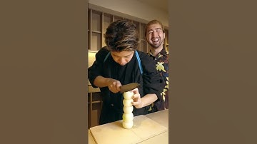 Cut the Onions with the sharp knife.🔪✨#knife #sharpening #sharpener #asmr