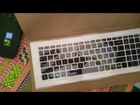 Saco Chiclet Keyboard Skin for HP Pavilion 15-n006AXLaptop Transparent