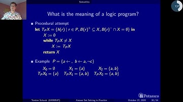 Answer set solving in practice, introduction, semantics (idea)