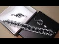 Kristal,inci ve kum boncuktan şık takım/Комплект из кристалей и бисера/Crystal beading set,beautiful