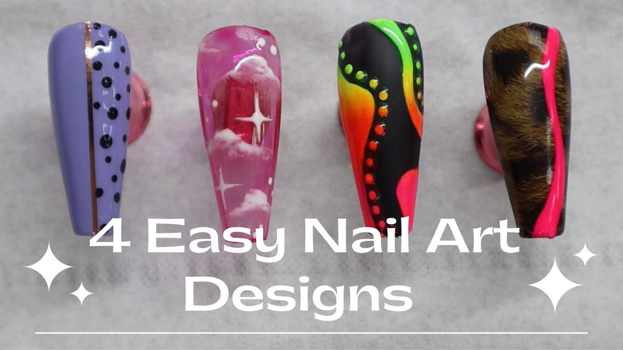 4 Easy Nail Art Ideas For Salons ft. Lecenté | Gemma Plumb