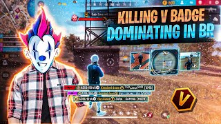 Killing V Badge Youtubers & Dominating in Top 1 Region Lobby with @roastedgaming1