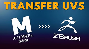 Transfer UVs from Maya to ZBrush