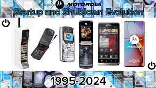Moto Startup & Shutdown Evolution 1995-2024 #motorolaphone#motorola #motorola_fp#motorolaevolution