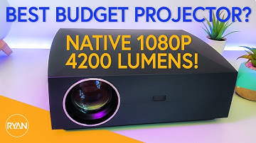 VIVIBRIGHT F30 LCD Projector REVIEW - NATIVE 1080p - 4200 LUMENS - AMAZING BUDGET PROJECTOR!!