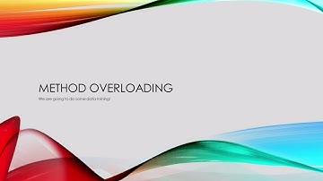 Stage13 #1 Method Overloading