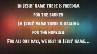Miniatura del video "Kutless - In Jesus' Name - (with lyrics) (2014)"