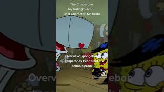 My Rating Of Spongebobs The Chaperone
