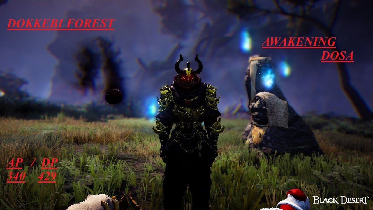 Black Desert DOKKEBI FOREST Awakening Dosa 769 GS 33.9k Trash loot agris+yellow scroll
