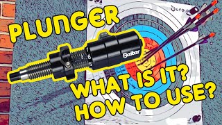 HOW TO USE PLUNGER | BOW PLUNGER | ARCHERY | RECURVE BOW PLUNGER | WHAT IS A PLUNGER