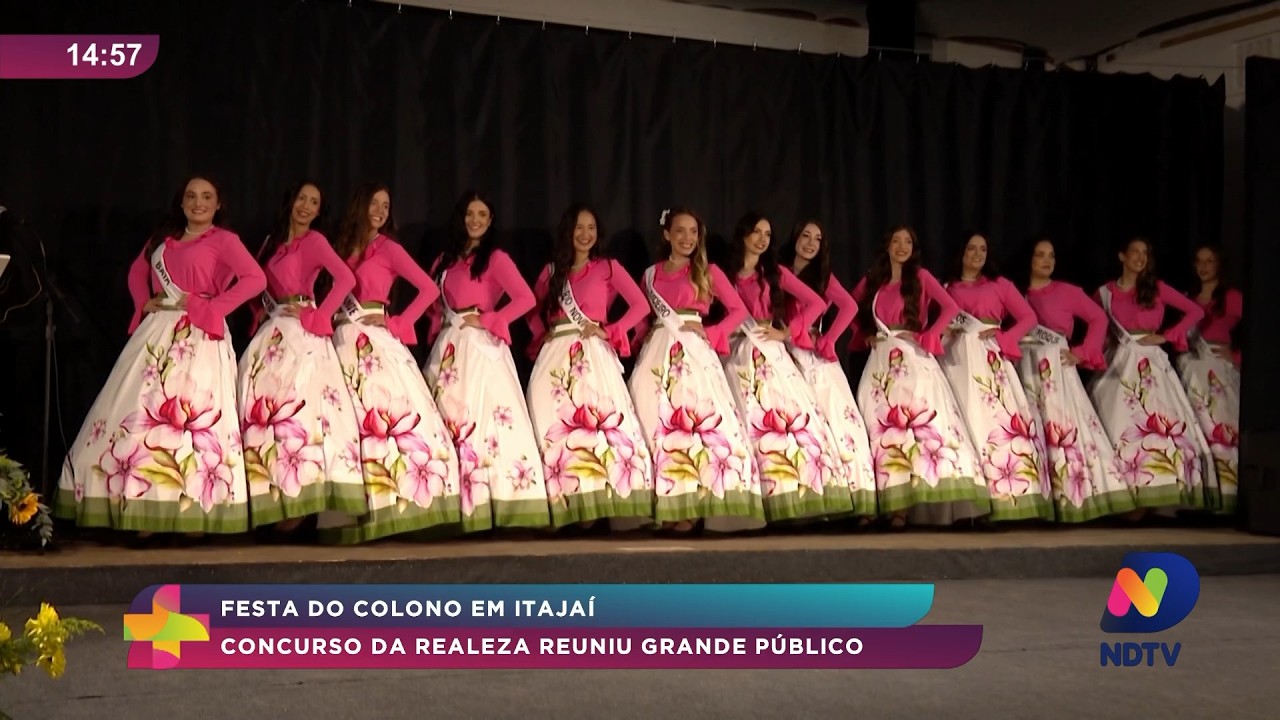 Festa do Colono de Itajaí escolhe nova rainha do evento tradicional