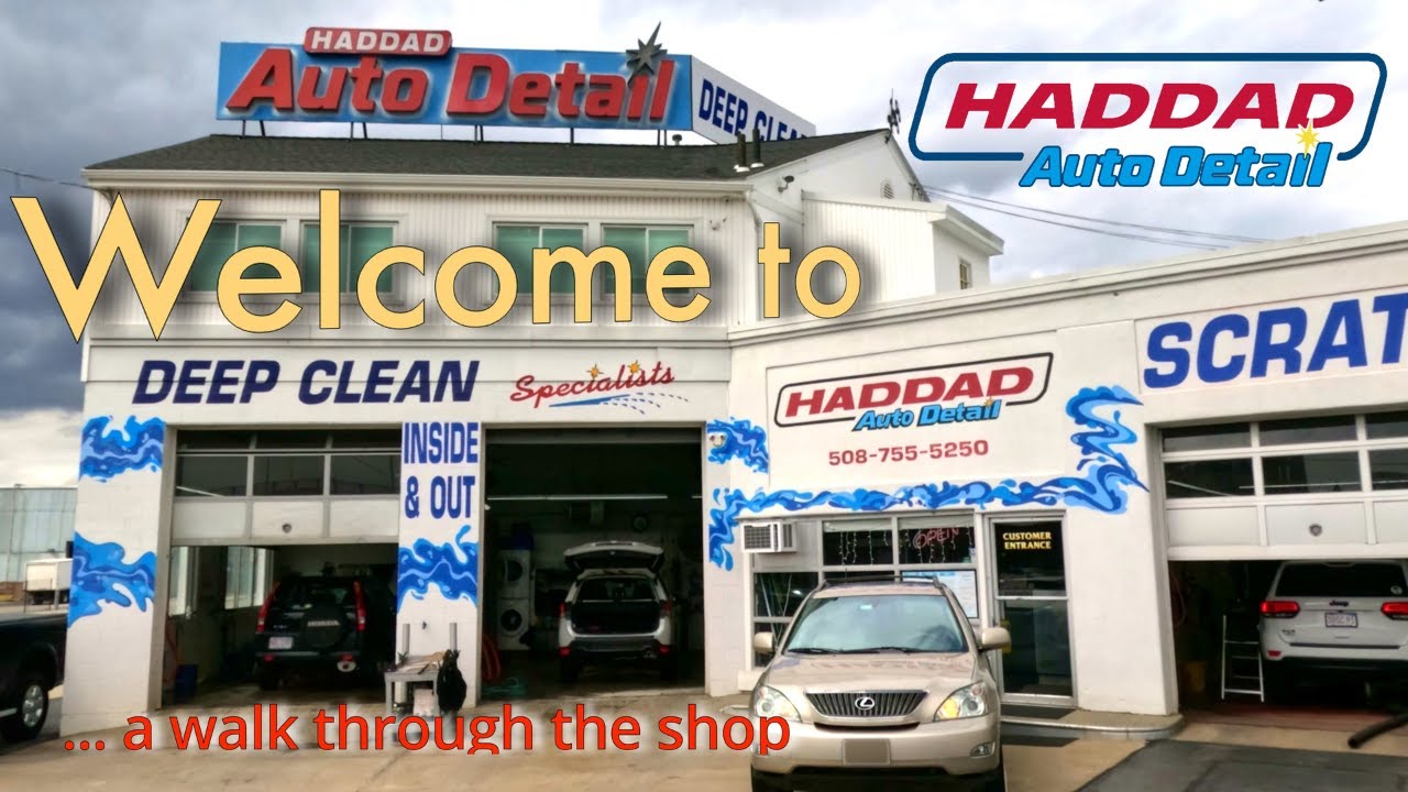 Haddad Auto Detail a walk through the shop. YouTube