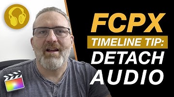 Detach Audio from Your Main Storyline but Leave Edit Timing Intact - Final Cut Pro X Tutorial