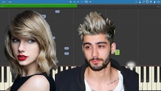 Zayn & Taylor Swift - I Don't Wanna Live Forever - Piano Cover / Tutorial - Instrumental