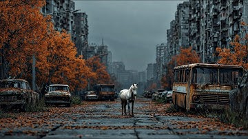 Autumn in the Empty Valleys | Deep Post-Apocalyptic Ambient Music | 4K