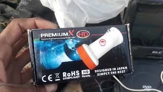 Premium X Hd Lnb Unboxing And Signal Checking