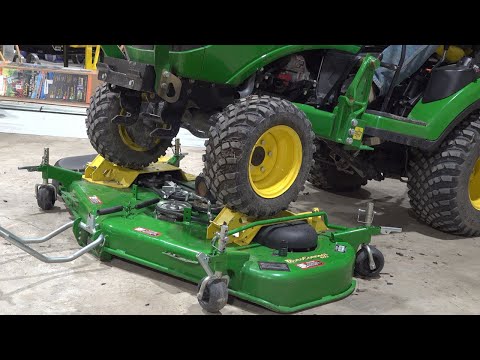 Adjusting The Auto Connect Deck Deere 1025R/1023E