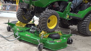 Adjusting The Auto Connect Deck Deere 1025R/1023E